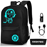 Los mejores  - MySoja Official- Bolso Ligera de Escuela con Impermeable Amortiguar los choques Bolso noctilucente de la computadora…